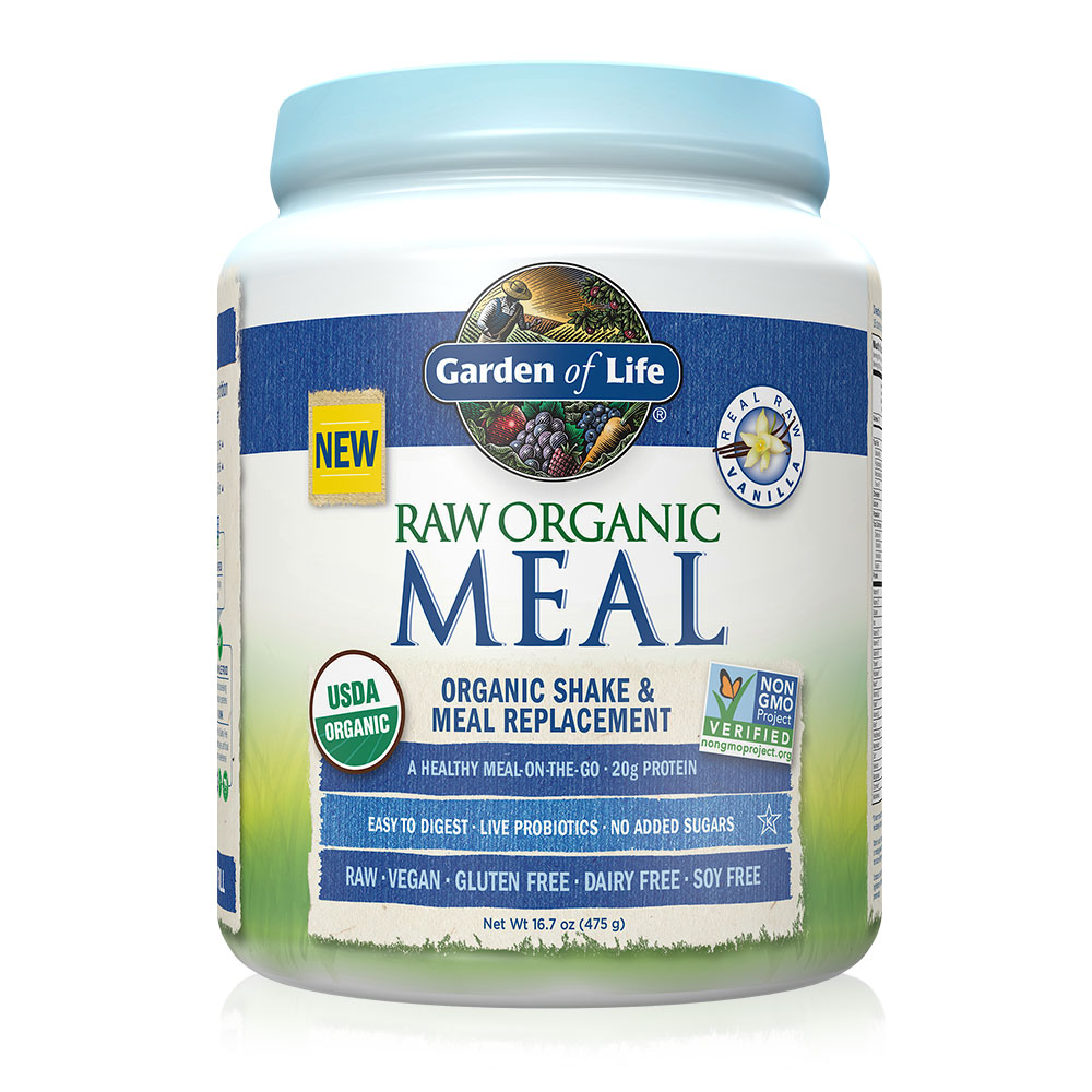 Garden of Life - RAW Organic Meal Vanilla (Mini) 476g Powder