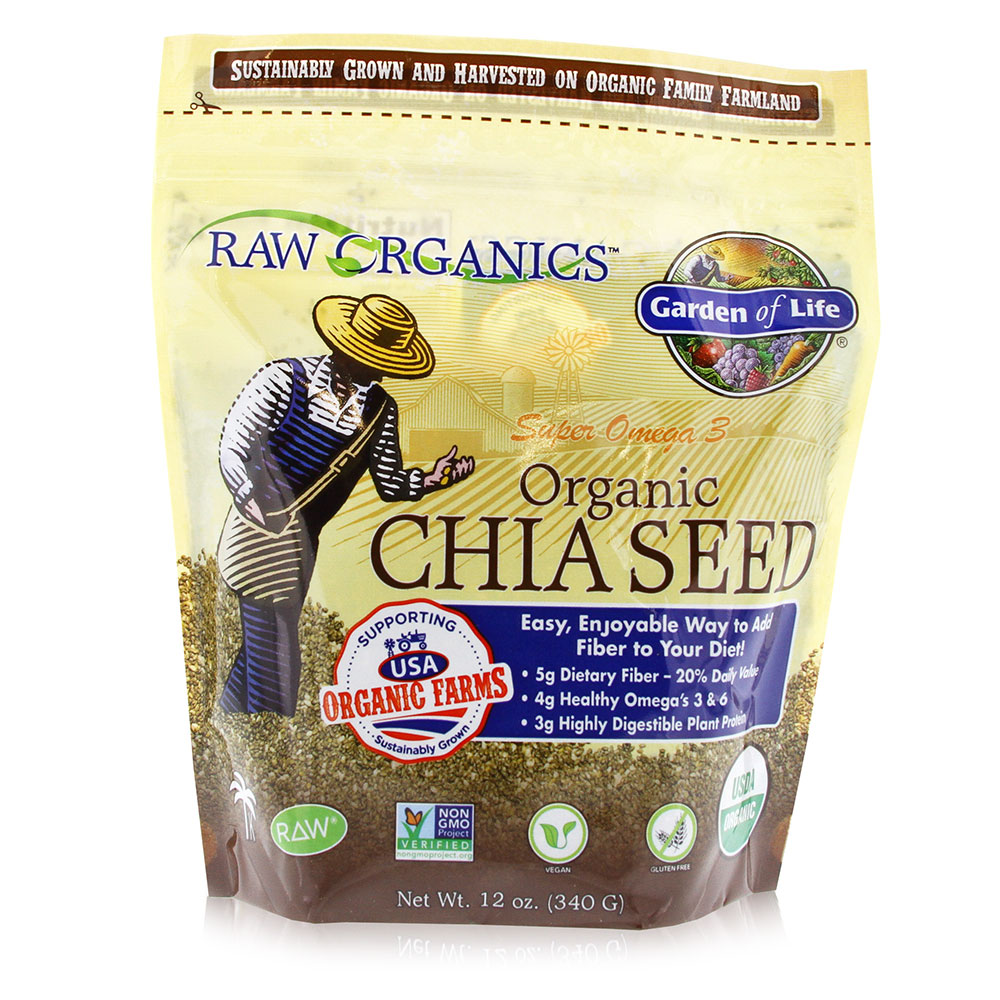 Garden of Life - RAW Organics Organic Chia Seeds, 12 oz. 1 pouch