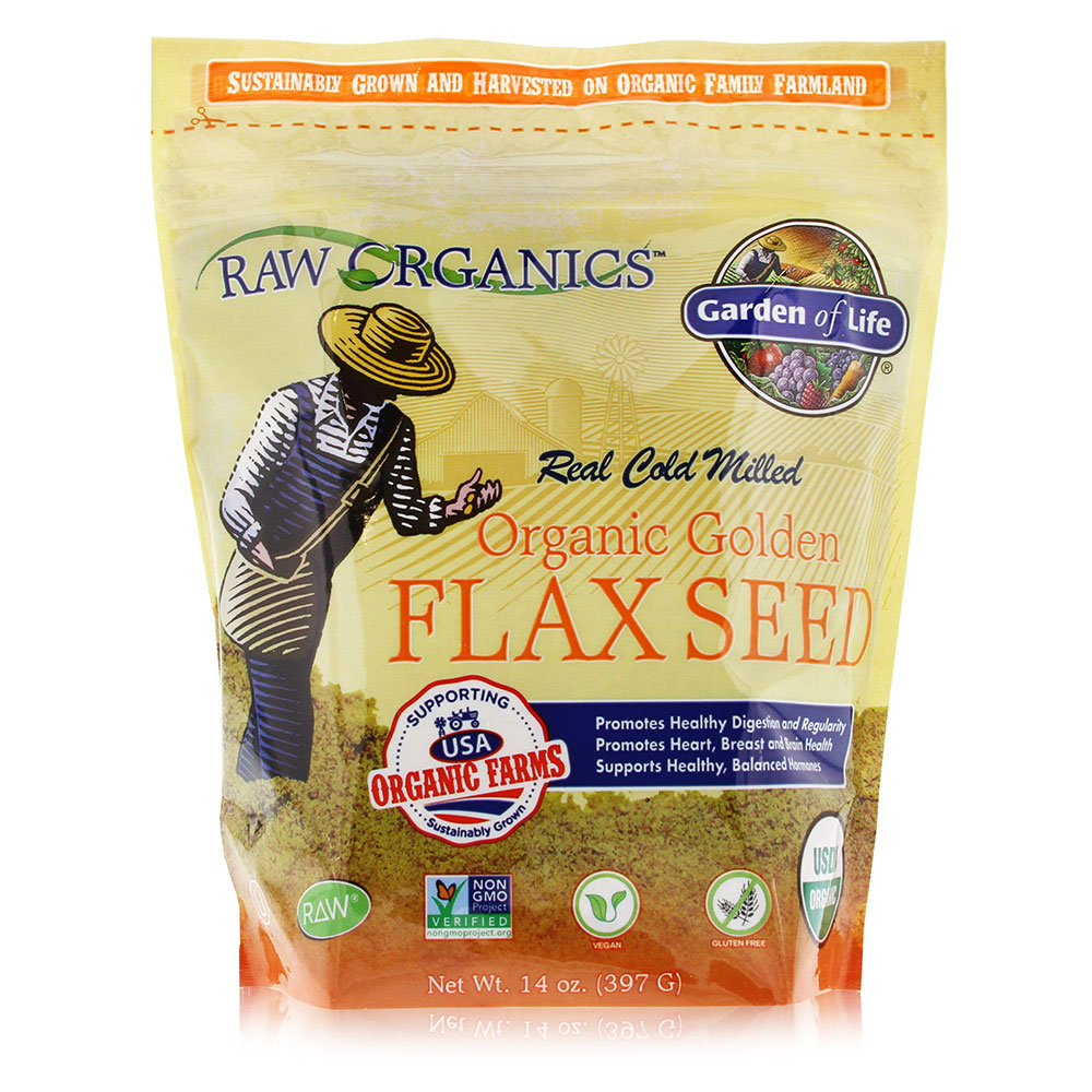 Garden of Life - RAW Organics Ground Flax Seeds, 14 oz. 1 pouch