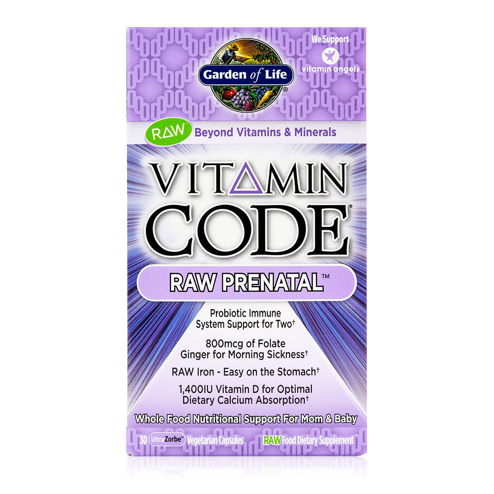 Garden of Life - RAW Prenatal 30 capsules