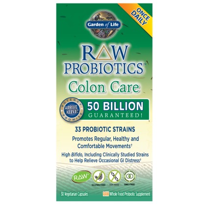 Garden of Life - Raw Probiotics Colon Care shelf stable 30 Capsules