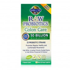 Garden of Life - Raw Probiotics Colon Care, 50 billion, 30 veggie capsules