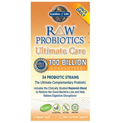 Garden of Life - Raw Probiotics Ultimate Care shelf stable 30 Capsules