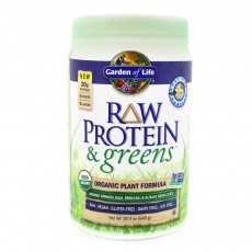 Garden of Life - Raw Protein and Greens Vanilla Organic Powder 19.7 oz.