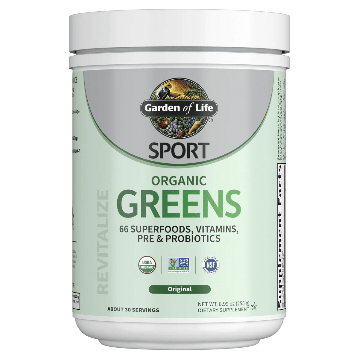 Garden Of Life - Sport Organic Greens Original Flavor 30 Servings
