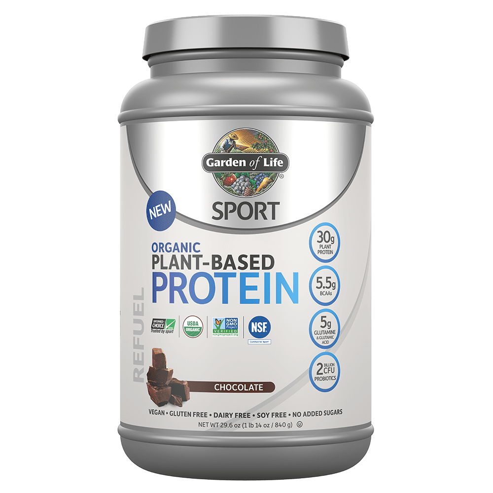 Garden of Life - Sport Organic PlantBased Protein Chocolate 19 Servings 29.6oz