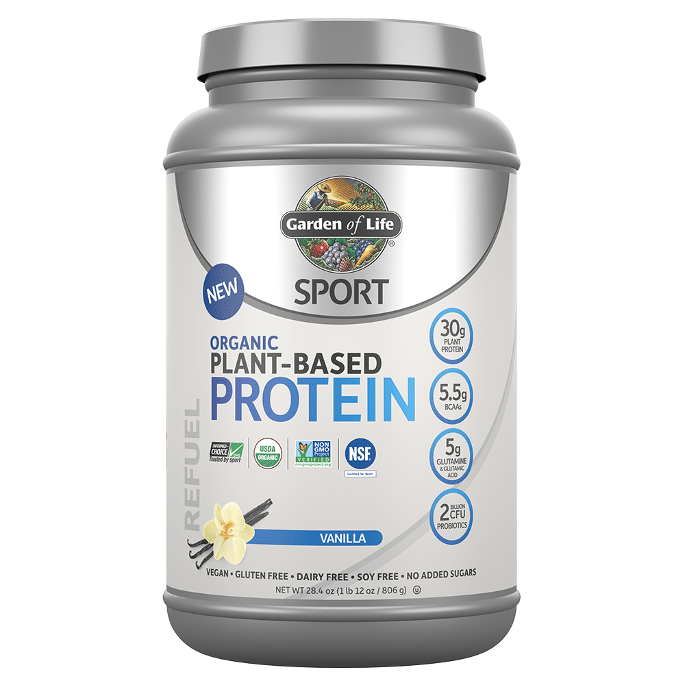 Garden of Life - Sport Organic PlantBased Protein Vanilla 19 Servings 28.4oz