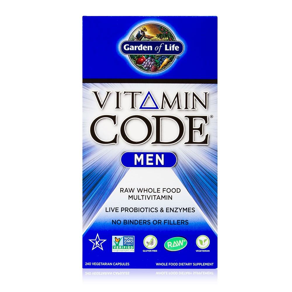 Garden of Life - Vitamin Code 50 & Wiser Men's Formula 240 Capsules