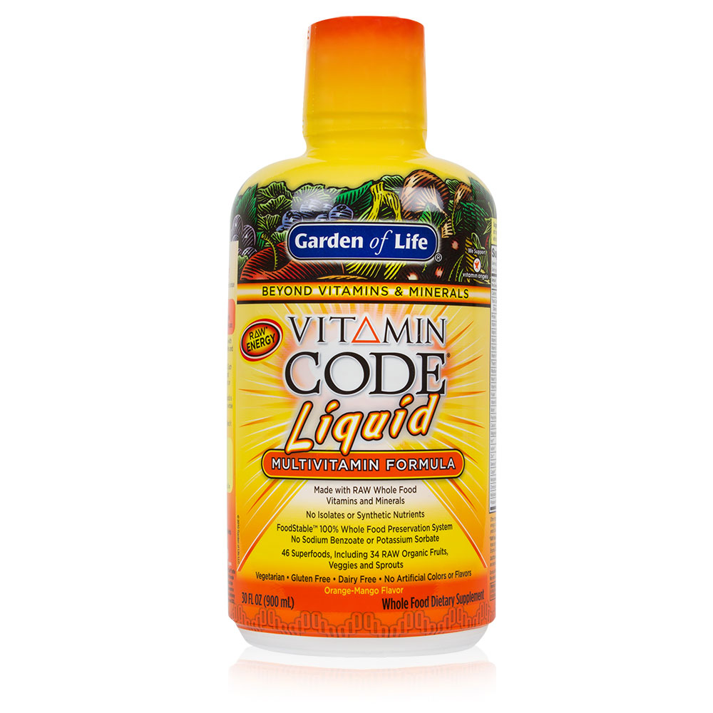 Garden of Life - Vitamin Code Liquid Multi Orange Mango 30 oz - Temporary Unavailable -