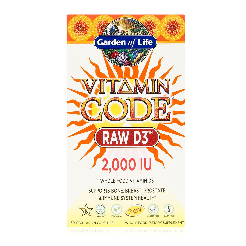 Garden of Life - Vitamin Code RAW Vitamin D3, 2000IU 60 capsules