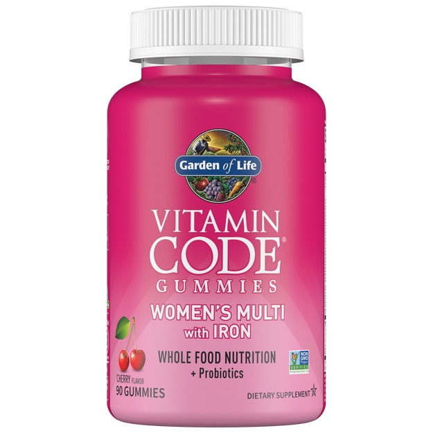 Garden of Life - Vitamin Code Womens Multi Plus Iron Gummies 90 Gummies