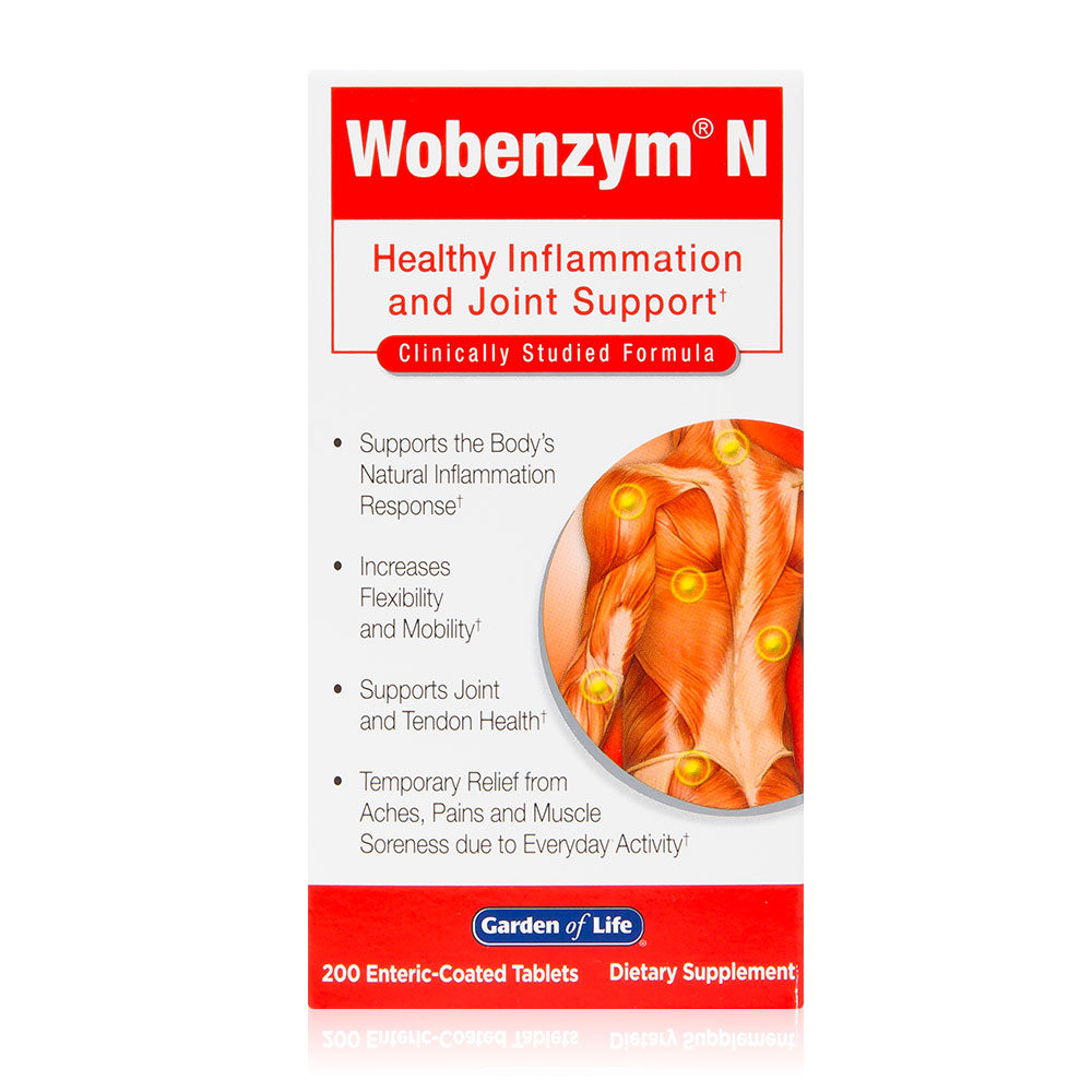 Garden of Life - Wobenzym N 200 Tablets *BEST BY 01/2025*-OUT OF STOCK