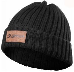 Gasp Heavy Knitted Hat Black Os