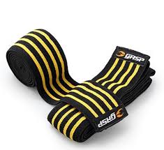 Gasp Knee Wraps Os Blk/Flame