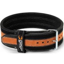 Gasp Pwr Belt Med Blk/Flame