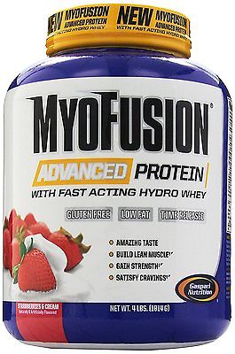 Gaspari Nutrition - Myofusion Adv Strawberry 4Lb