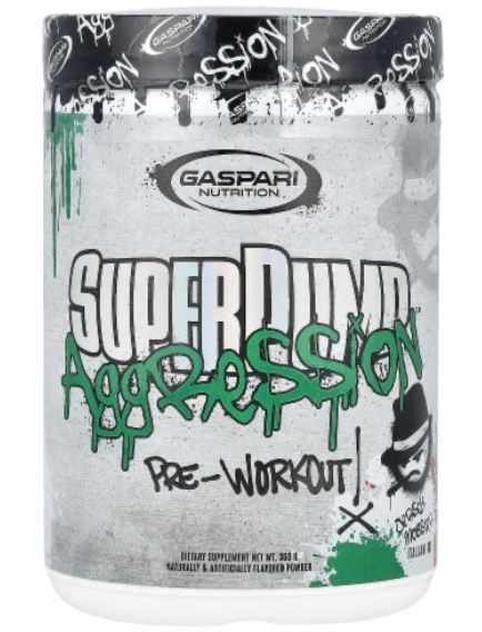 Gaspari Super Pump Aggression Pre - Workout Jersey Mobster Italian Ice 40/20 Servings