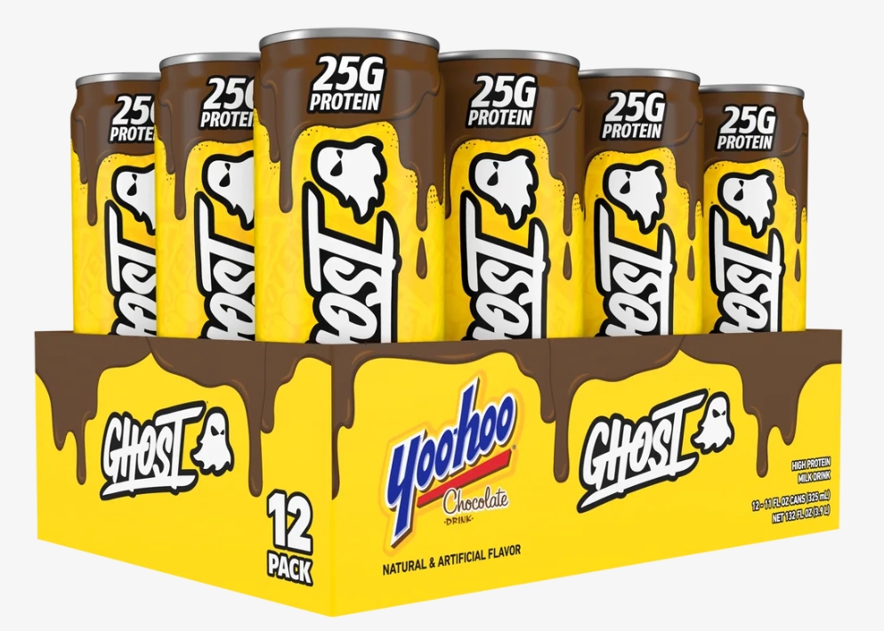 Ghost -  25g Protein Drinks Chocolate Yoohoo 11 oz 12pk