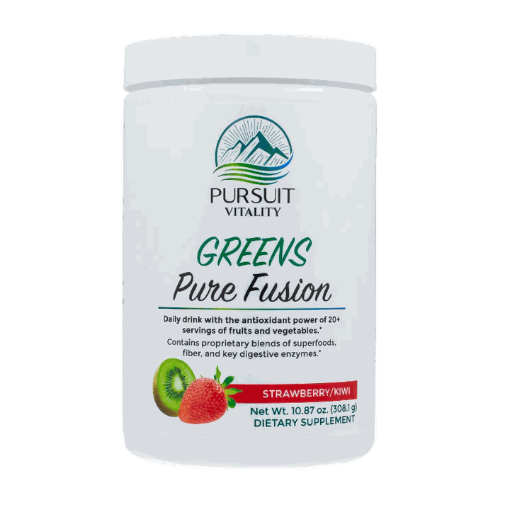 Pursuit Vitality Greens Pure Fusion 10.87 oz Strawberry Kiwi 30 Servings
