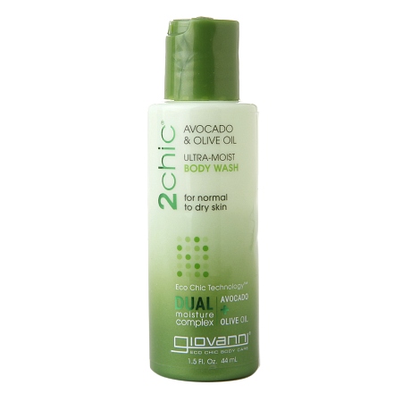 Giovanni Cosmetics 2chic Avocado & Olive Oil Ultra Moist Body Wash Travel Size 1.5 oz-UNAVAILABLE