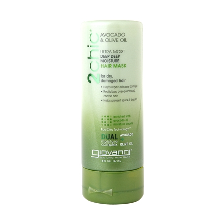 Giovanni Cosmetics 2chic Avocado & Olive Oil Ultra Moist Deep Moisture Hair Mask 5 oz