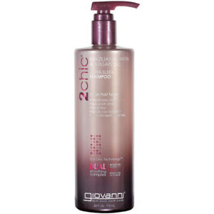 Giovanni Cosmetics 2chic Brazilian Keratin & Argan Oil Ultra Sleek Shampoo 24 oz