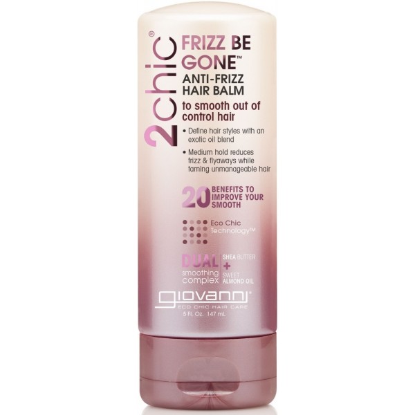 Giovanni Cosmetics 2chic Frizz Be Gone Shea Butter & Sweet Almond Oil Hair Balm 5.1 oz