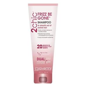 Giovanni Cosmetics 2chic Frizz Be Gone Shea Butter & Sweet Almond Oil Shampoo 8.5 oz