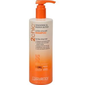 Giovanni Cosmetics 2chic Ultra Volume Shampoo with Tangerine & Papaya Butter Value Size 24 oz      OUT OF STOCK
