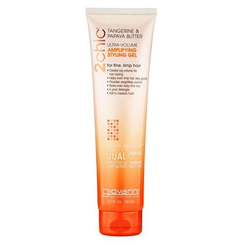 Giovanni Cosmetics 2chic Ultra Volume Thickening Styling Gel with Tangerine & Papaya Butter 5.1 oz-UNAVAILABLE