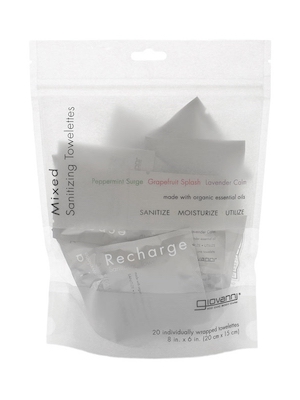Giovanni Cosmetics Mixed Organic Mini Towelettes 20 ct-OUT OF STOCK