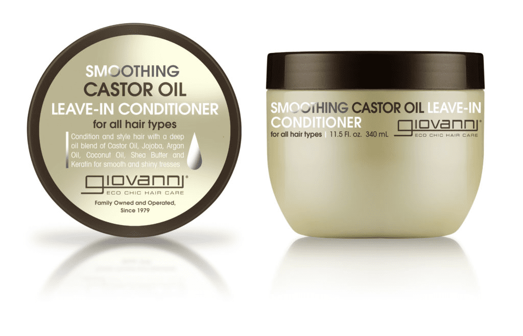 Giovanni Cosmetics Smoothing Castor Oil Leave In Conditioner 11.5/oz 
