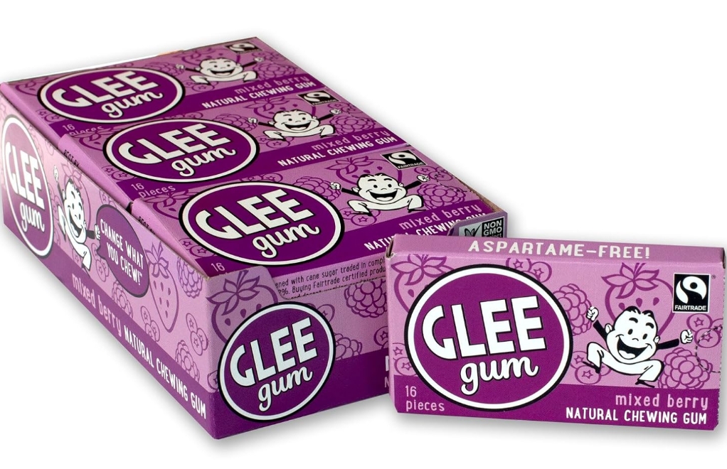Glee Gum Natural Gum;  Berry Flavored 16 PC