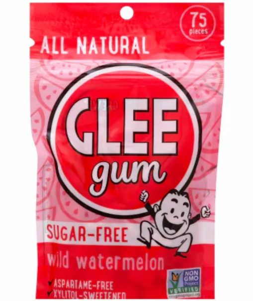 Glee Gum Resealable Pack Of Natural Sugarless Gum; Watermelon75 PC-UNAVAILABLE
