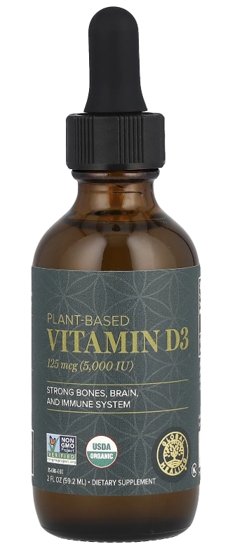 Global Healing Plant-Based Vitamin D3 2 ounce