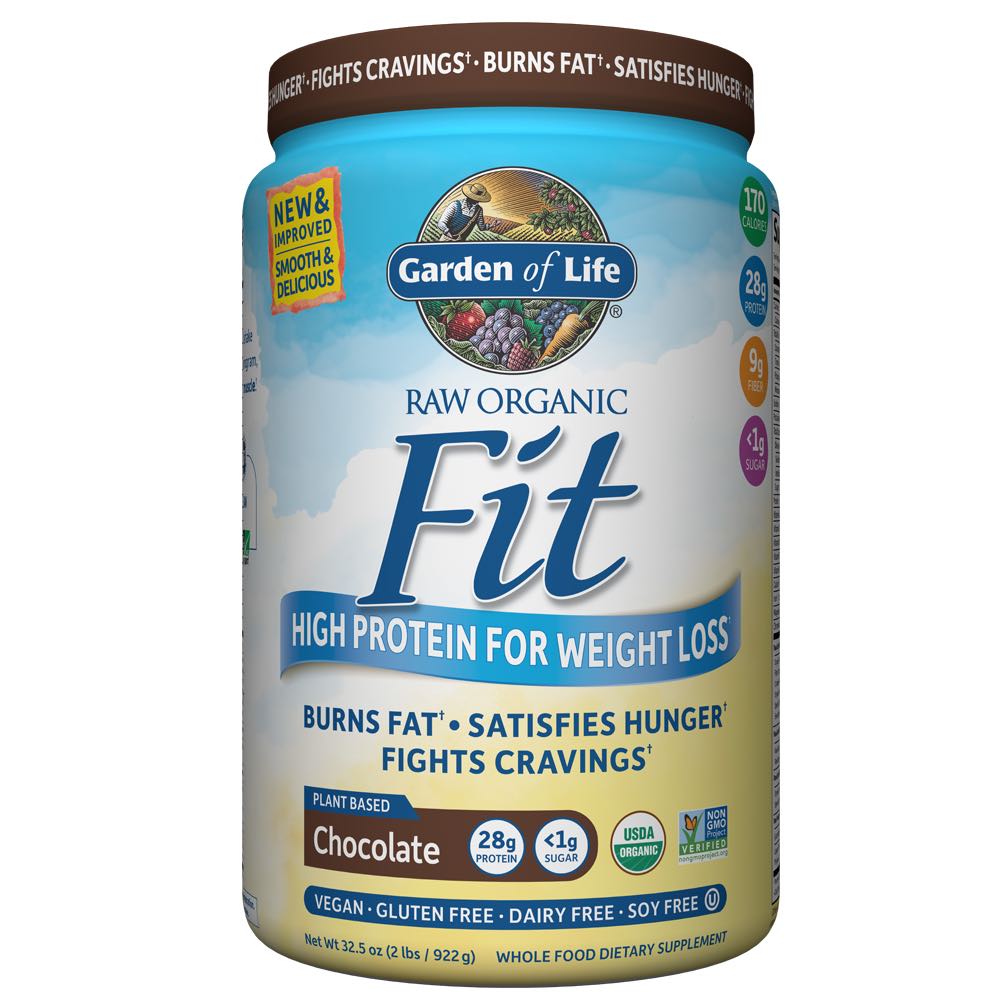Garden of Life - RAW Fit DBL Size Nutritional Shake Chocolate 30.1oz