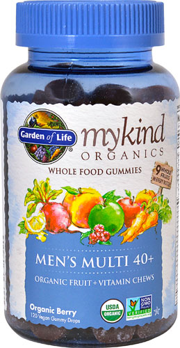 Garden of Life - mykind Organics Men's Multi 40 Gummy Organic Berry 120 cap