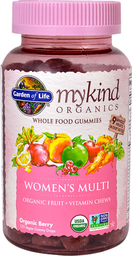 Garden of Life - mykind Organics Women's Multi Gummy Organic Berry 120 cap