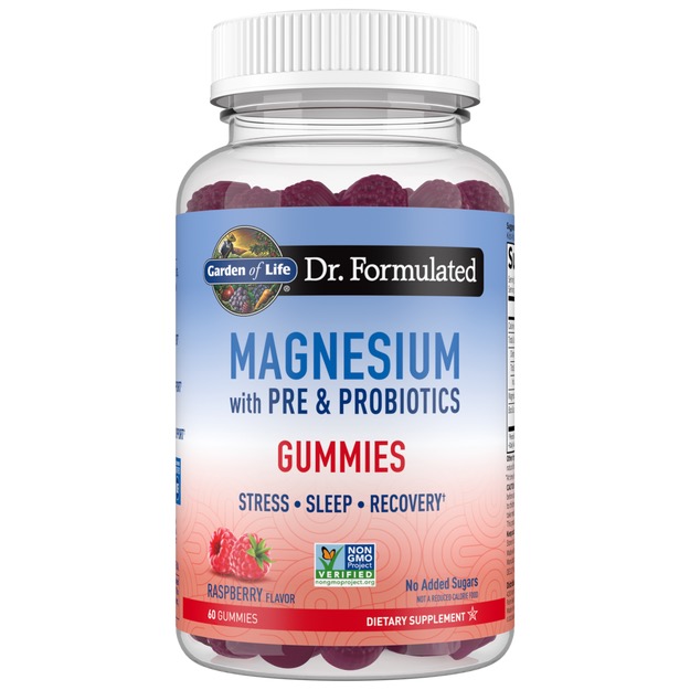 Garden of Life - Dr. Formulated Magnesium Gummies - Raspberry 60 Gummies