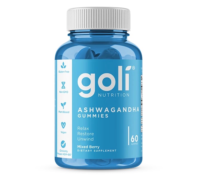 Goli Nutrition Ashwagandha Mixed Berry 60 Gummies