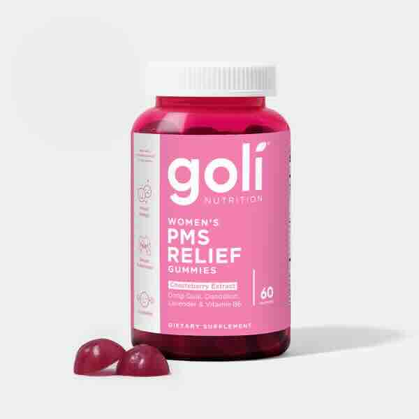 Goli Nutrition PMS Relief Gummies 60 ct     TEMPORARILY UNAVAILABLE