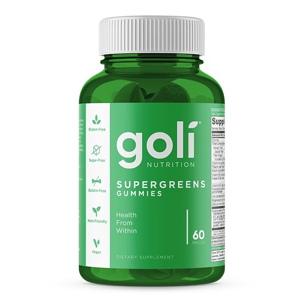 Goli Nutrition Supergreens 60 Gummies