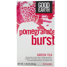 Good Earth Tea Pomegranate Burst Green Tea 18 Bags-OUT OF STOCK