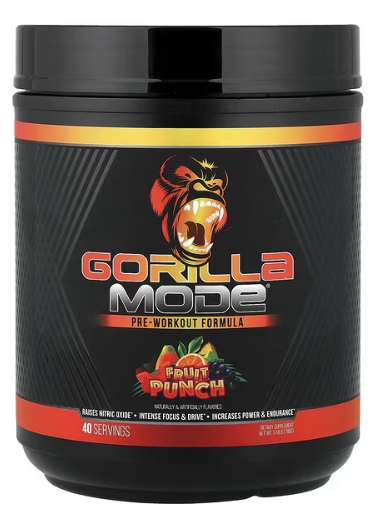Gorilla Mode Pre-Workout Fruit Punch 40 serv