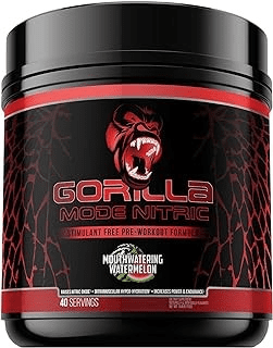 Gorilla Mode Pre-Workout Mouthwatering Watermelon 40 serv