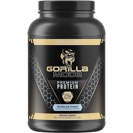 Gorilla Mode Premium Protein 2.14pnds 30 Serv Vanilla Ice Cream
