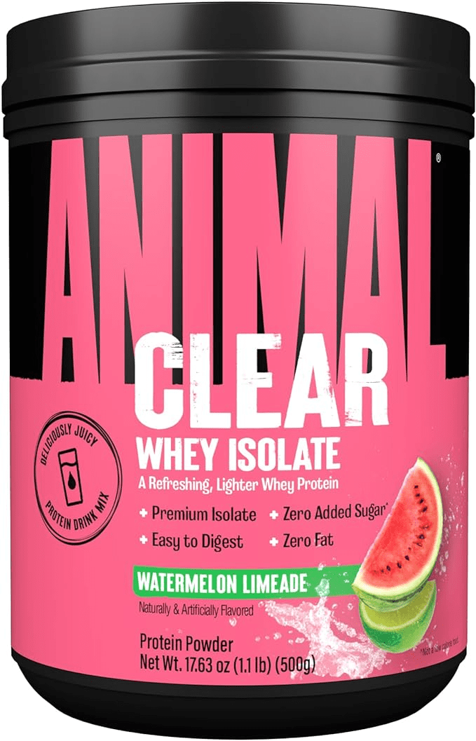 Univeral Animal Clear Whey Isolate Watermelon Limeade Flavor 20 Servings