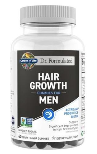 Garden of Life - Dr. Formulated Hair Growth For Men Gummies 60 Berry Flavor