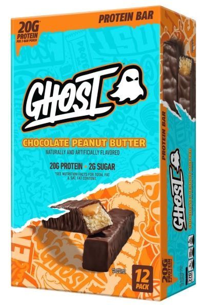 Ghost - Protein Bars 12 Bars Chocolate Peanut Butter