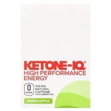 Ketone - IQ 6 x 2 oz box 100mg Caffeine Green Apple Flavor